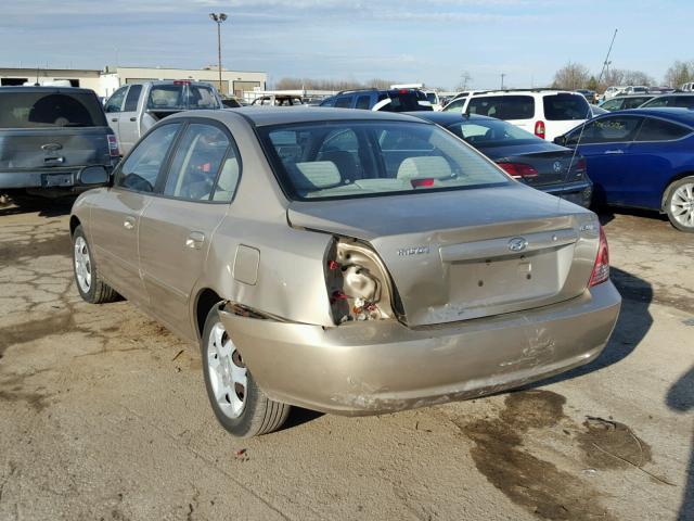 KMHDN46D75U030290 - 2005 HYUNDAI ELANTRA GL TAN photo 3