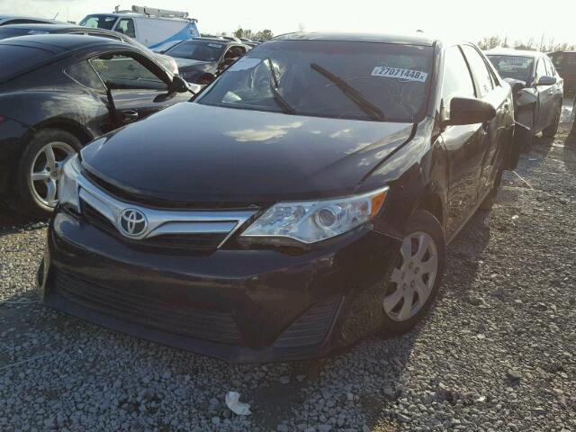 4T1BF1FK5CU075033 - 2012 TOYOTA CAMRY BASE BLACK photo 2