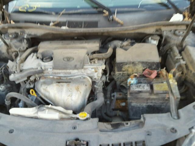 4T1BF1FK5CU075033 - 2012 TOYOTA CAMRY BASE BLACK photo 7