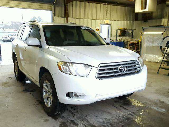 JTEDS41A782001054 - 2008 TOYOTA HIGHLANDER WHITE photo 1