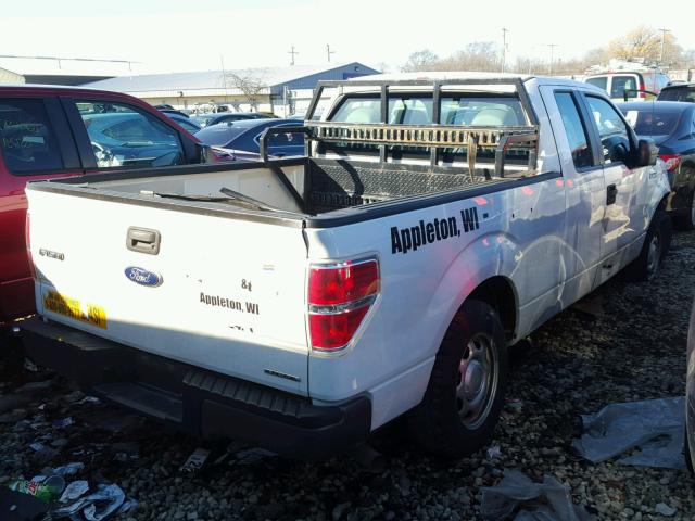 1FTFX1CF8CFA89894 - 2012 FORD F150 SUPER WHITE photo 4