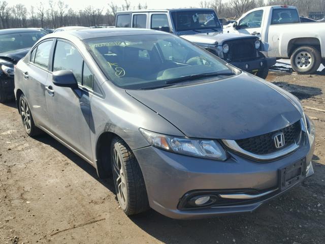 2HGFB2F9XDH520067 - 2013 HONDA CIVIC EXL SILVER photo 1