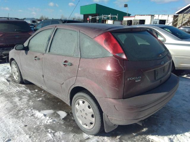 1FAFP37N97W329110 - 2007 FORD FOCUS ZX5 BURGUNDY photo 3