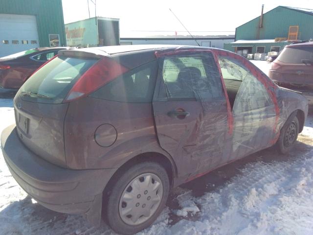 1FAFP37N97W329110 - 2007 FORD FOCUS ZX5 BURGUNDY photo 4