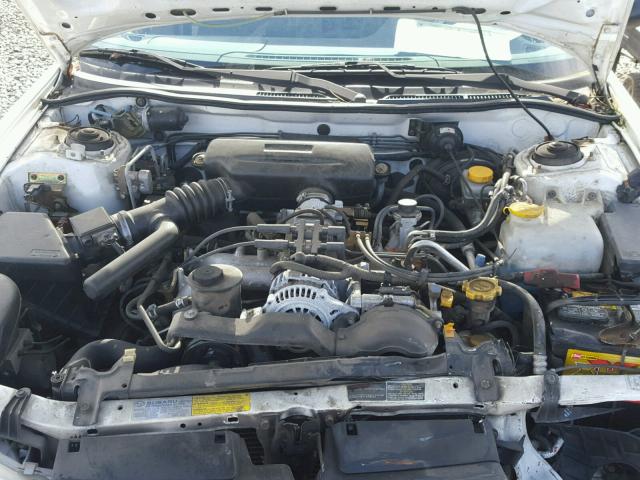 4S3BK4357W7302208 - 1998 SUBARU LEGACY L WHITE photo 7