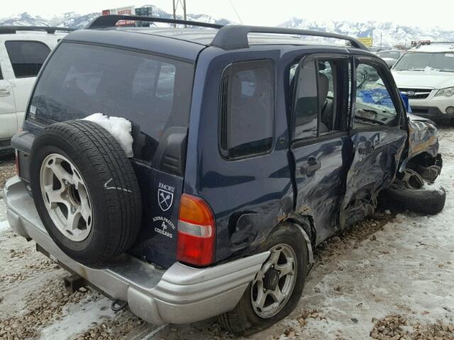 2CNBJ634116931599 - 2001 CHEVROLET TRACKER LT BLUE photo 4