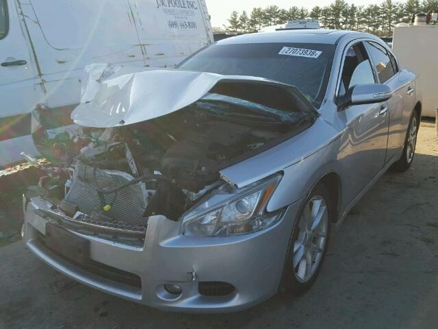 1N4AA5AP4BC865295 - 2011 NISSAN MAXIMA S SILVER photo 2