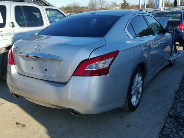 1N4AA5AP4BC865295 - 2011 NISSAN MAXIMA S SILVER photo 4