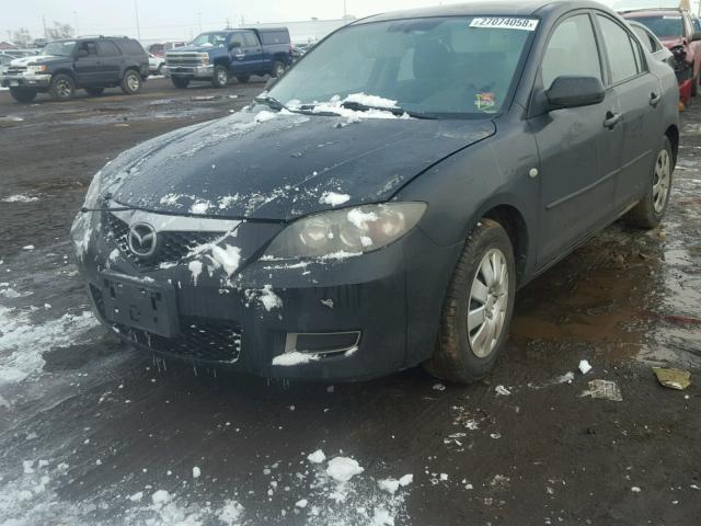 JM1BK12F481105964 - 2008 MAZDA 3 I BLACK photo 2