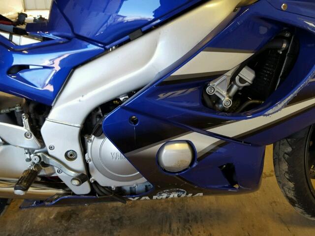 JYARJ10E07A002921 - 2007 YAMAHA YZF600 R BLUE photo 7