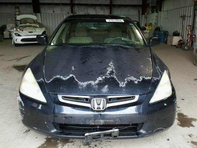 1HGCM56425A037322 - 2005 HONDA ACCORD LX BLACK photo 9