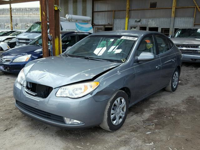 KMHDU4AD2AU025972 - 2010 HYUNDAI ELANTRA BL GRAY photo 2