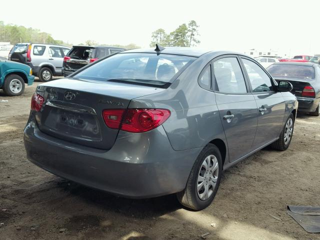 KMHDU4AD2AU025972 - 2010 HYUNDAI ELANTRA BL GRAY photo 4