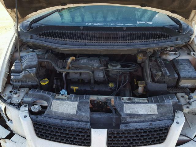 2B4GP44G61R172742 - 2001 DODGE GRAND CARA WHITE photo 7