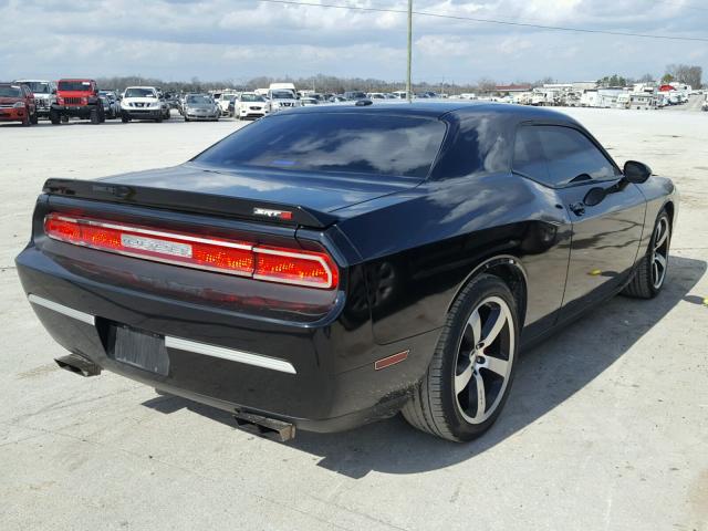 2B3CJ7DJ0BH526795 - 2011 DODGE CHALLENGER BLACK photo 4