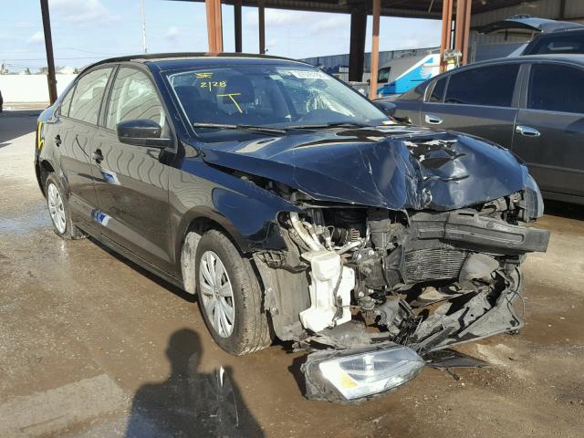 3VW1K7AJ2DM285069 - 2013 VOLKSWAGEN JETTA BASE BLACK photo 1