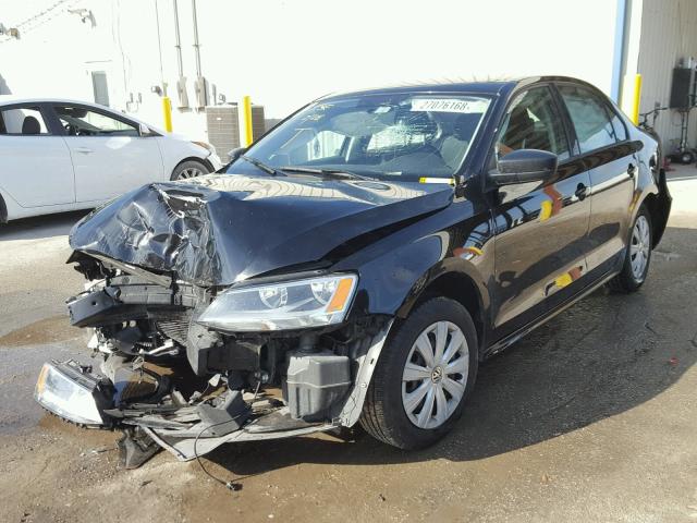 3VW1K7AJ2DM285069 - 2013 VOLKSWAGEN JETTA BASE 黑色 照片 2