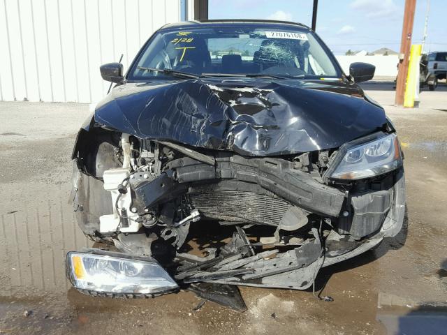 3VW1K7AJ2DM285069 - 2013 VOLKSWAGEN JETTA BASE 黑色 照片 9