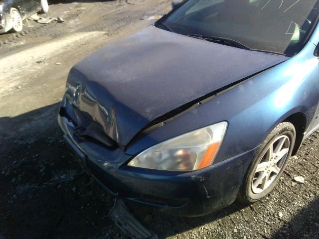 1HGCM82643A000603 - 2003 HONDA ACCORD EX BLUE photo 7