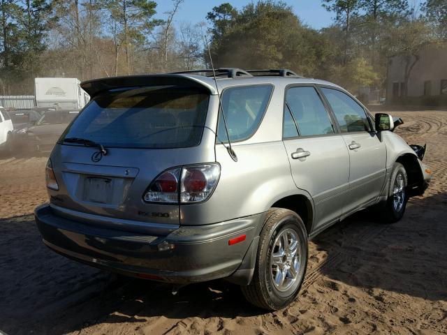 JTJHF10U020256648 - 2002 LEXUS RX 300 GRAY photo 4