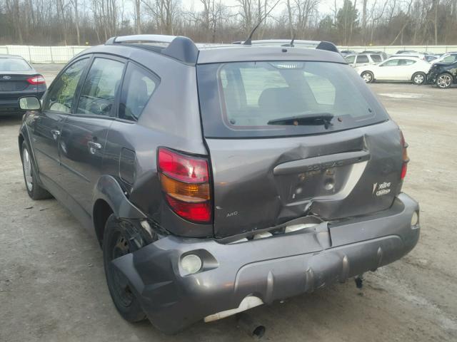 5Y2SM63865Z440700 - 2005 PONTIAC VIBE GRAY photo 3