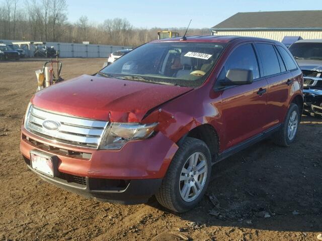 2FMDK46C97BA49948 - 2007 FORD EDGE SE RED photo 2