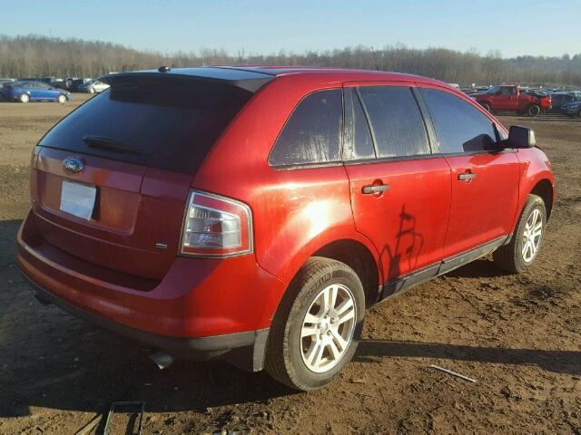 2FMDK46C97BA49948 - 2007 FORD EDGE SE RED photo 4