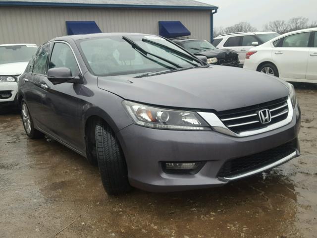 1HGCR2F83EA174529 - 2014 HONDA ACCORD EXL GRAY photo 1