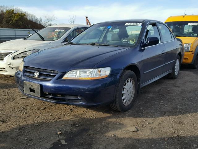 1HGCG66542A108795 - 2002 HONDA ACCORD LX BLUE photo 2