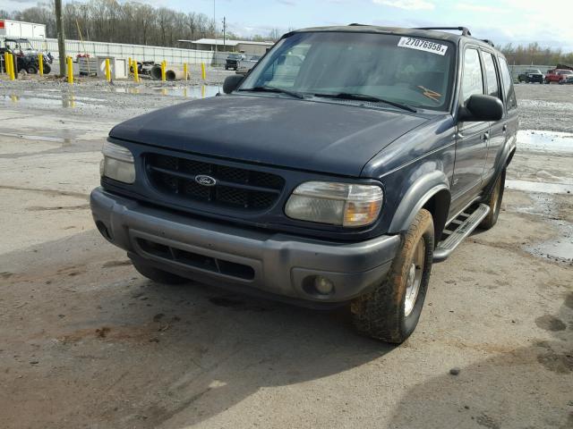 1FMZU63EXYZB13172 - 2000 FORD EXPLORER X BLUE photo 2