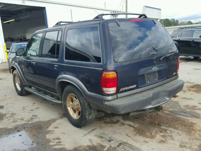 1FMZU63EXYZB13172 - 2000 FORD EXPLORER X BLUE photo 3