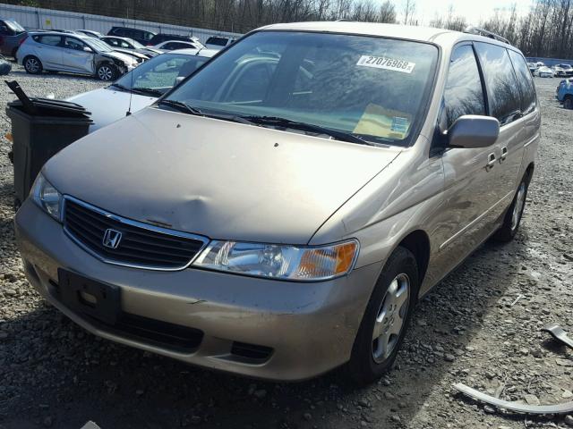 2HKRL1863YH503176 - 2000 HONDA ODYSSEY EX TAN photo 2