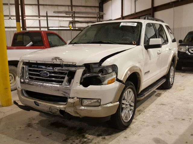 1FMEU64E98UA33324 - 2008 FORD EXPLORER E WHITE photo 2