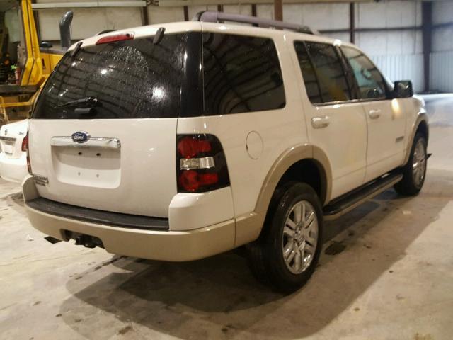 1FMEU64E98UA33324 - 2008 FORD EXPLORER E WHITE photo 4