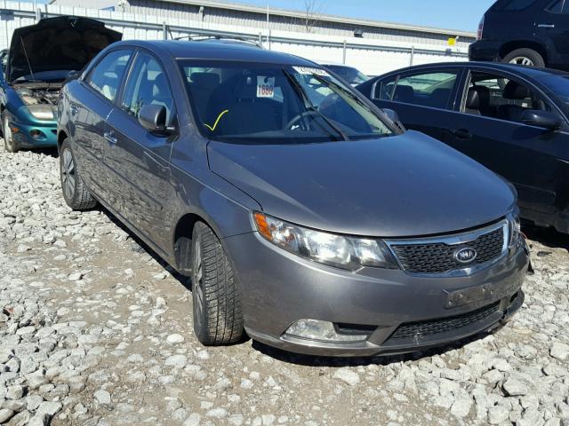 KNAFU4A26D5667666 - 2013 KIA FORTE EX GRAY photo 1