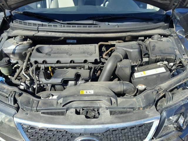 KNAFU4A26D5667666 - 2013 KIA FORTE EX GRAY photo 7