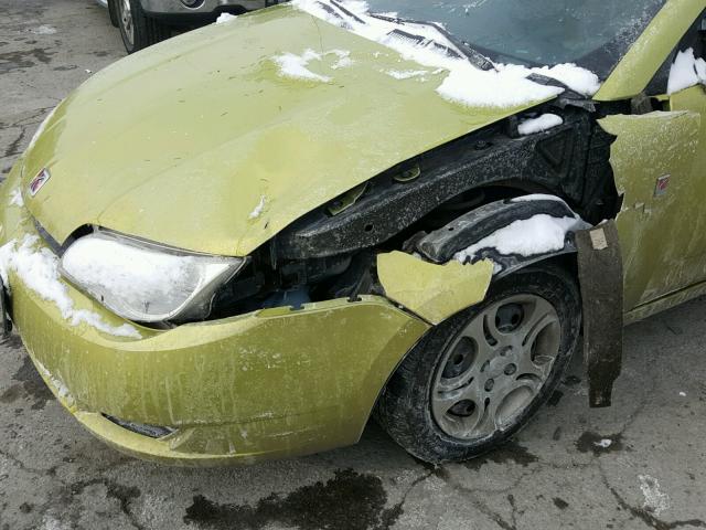 1G8AN12F94120825 - 2004 SATURN ION LEVEL GREEN photo 9