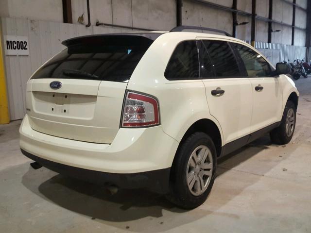 2FMDK36C37BB08163 - 2007 FORD EDGE SE WHITE photo 4