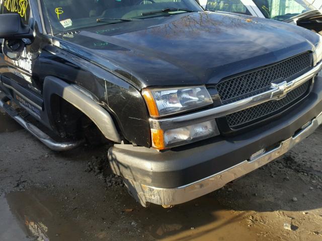 1GCHK29U74E360731 - 2004 CHEVROLET SILVERADO BLACK photo 9