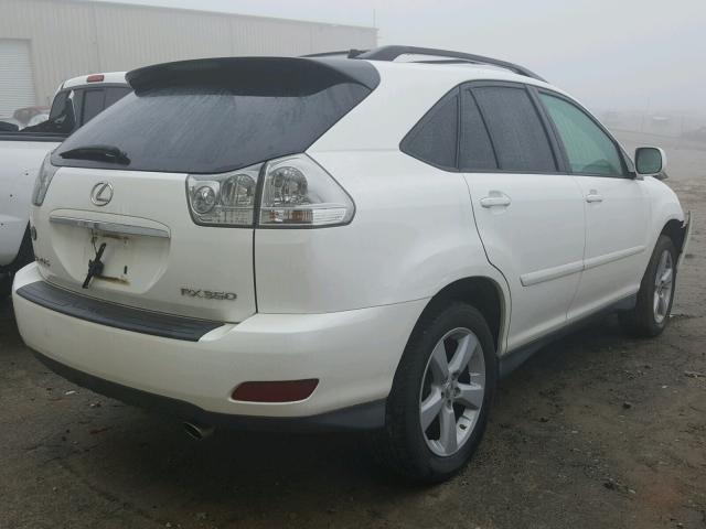 2T2GK31U37C019102 - 2007 LEXUS RX 350 WHITE photo 4