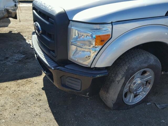 1FT7X2A60CEA88984 - 2012 FORD F250 SUPER SILVER photo 9