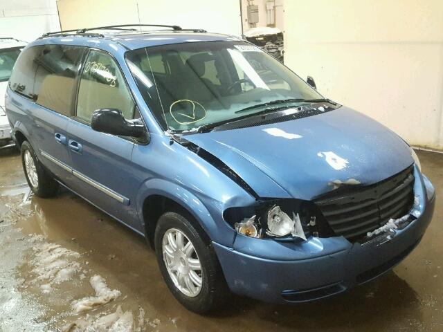 2A4GP54LX7R125870 - 2007 CHRYSLER TOWN & COU BLUE photo 1