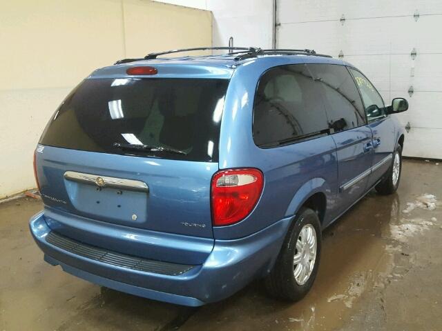 2A4GP54LX7R125870 - 2007 CHRYSLER TOWN & COU BLUE photo 4