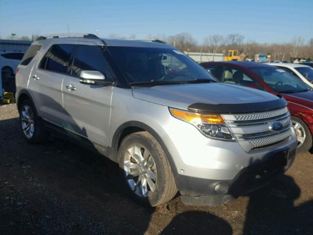 1FMHK7F81CGA82654 - 2012 FORD EXPLORER L SILVER photo 1