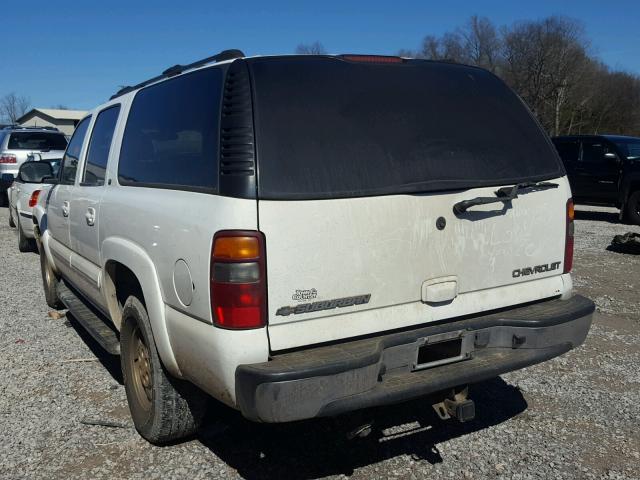 1GNFK16Z42J237580 - 2002 CHEVROLET SUBURBAN K WHITE photo 3