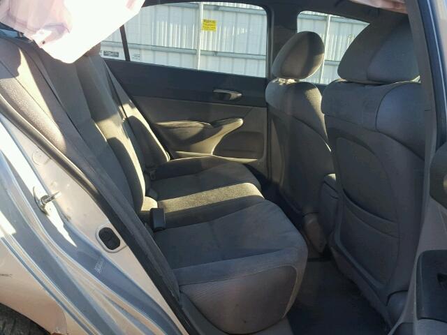 1HGFA16597L013081 - 2007 HONDA CIVIC LX SILVER photo 6