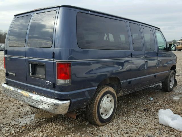 1FBNE31L3WHA29962 - 1998 FORD ECONOLINE BLUE photo 4