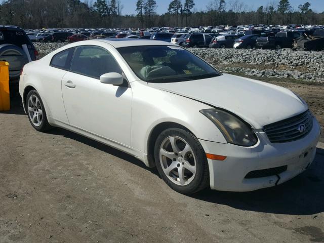 JNKCV54E44M803134 - 2004 INFINITI G35 WHITE photo 1