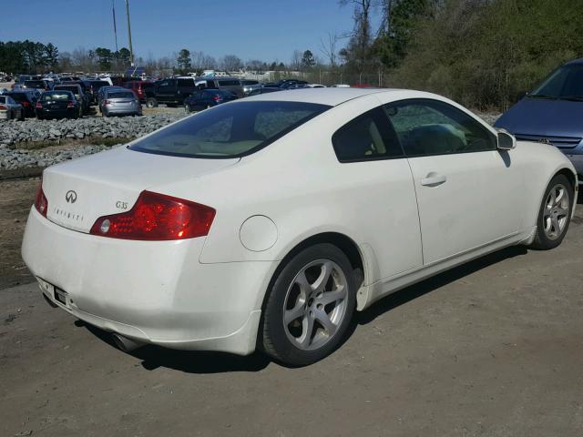 JNKCV54E44M803134 - 2004 INFINITI G35 WHITE photo 4