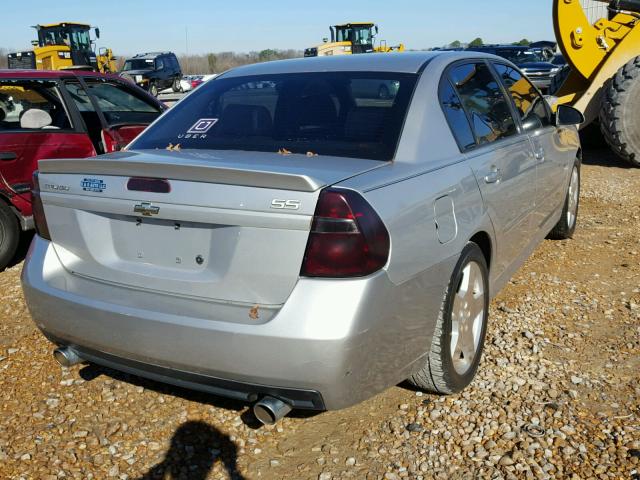 1G1ZW53126F208368 - 2006 CHEVROLET MALIBU SS 银色 照片 4